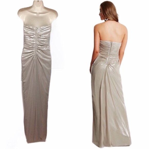 NWT GUESS BY MARCIANO Judy Iridescent Gown dress size 2 - Picture 2 of 9
